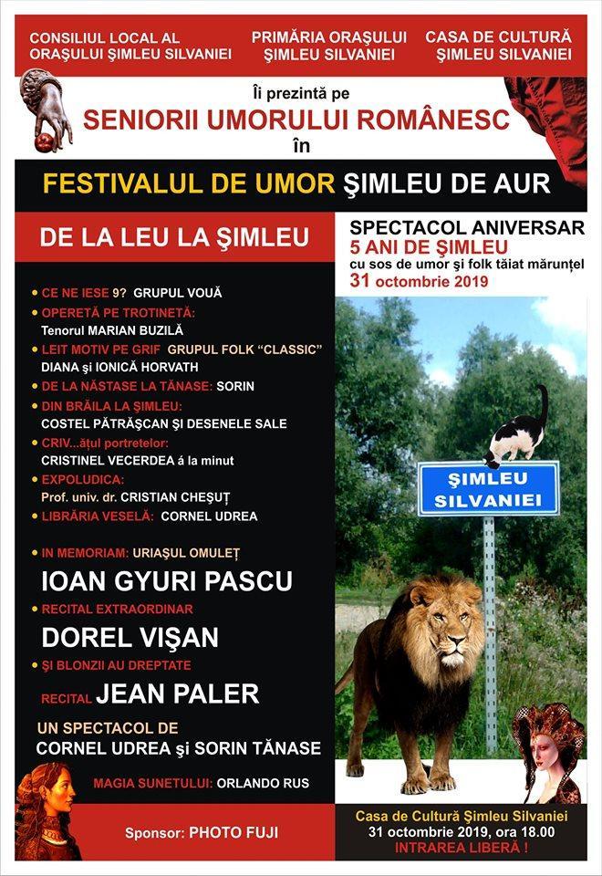 Festivalul de Umor „ȘIMLEU DE AUR. DE LA LEU LA ȘIMLEU”
